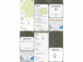 6 captures d'écran de l'application mobile Localiser d'Apple