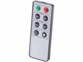 10 bougies LED télécommandées effet flamme pour sapin de Noël - coloris rouge