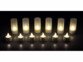 12 photophores LED rechargeables avec station