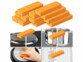 12 gommes magiques anti-rouille en caoutchouc orange pour cuisinières, casseroles ou grilles