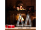 2 sapinw de Noël minimaliste lumineux USB 