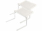 Pack de 2 tablettes de lit pliables coloris blanc de la marque Carlo Milano