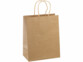 20 sacs cadeaux en papier kraft avec anse 27 x 12 x 21 cm