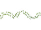 24 guirlandes décoratives en lierre artificiel vue d'une guirlande