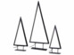 Pack de 3 sapins de Noël design en métal en 3 tailles
