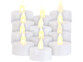 12 bougies chauffe-plat à LED à effet flamme et minuteur 