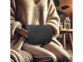 Bouillotte électrique sans fil rechargeable avec ceinture et housse