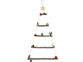Décoration de Noël à suspendre : échelle en forme de sapin.