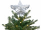 Étoile pour sapin de Noël avec projecteur LED 