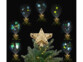 Étoile pour sapin de Noël avec projecteur LED 