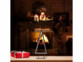 Sapin de Noël minimaliste lumineux USB métal