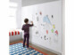 Tableau magnétique adhésif 150 x 100 cm pour feutres