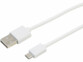 câble USB-C vers USB-A d'alimentation coloris blanc