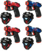 4 pistolets laser et 4 gilets infrarouges