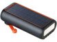 Batterie d'appoint solaire avec dynamo et câbles intégrés 