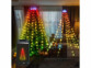 Guirlande LED cascade RVB IC connectée 1,8m pour sapin de Noël 