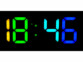 Horloge LED RVB USB