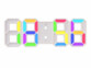 Horloge LED RVB USB
