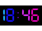 Horloge LED RVB USB