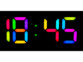 Horloge LED RVB USB