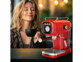 Machine à expresso rétro avec porte-filtre illustration