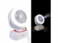 Ventilateur de table rechargeable avec brumisateur et anneau LED