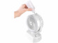 Ventilateur de table rechargeable avec brumisateur et anneau LED