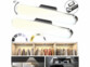 Pack de 2 lampes de lecture LED murales rechargeables 24 cm de la marque Lunartec
