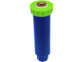 Appareil de projection d'eau seul de la marque Royal Gardineer, couleur vert et bleu, avec buse ronde, raccord bleu standard, idéal pour système d'arrosage souterrain