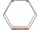 étagère murale hexagonale