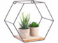 étagère murale hexagonale