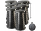Pack de 8 tabourets de voyage pliables avec sangle de la marque Semptec Urban Survival Technology