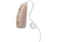 Prothèse auditive HV-900 avec boutons + et - du volume et bouton M sur la façade avant avec câble translucide pour conduit autitif avec embout souple