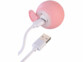 Jouet interactif rechargeable pour chat - coloris rose