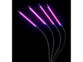 LED violettes de la lampe horticole brillant dans le noir