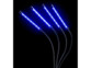 LED bleues de la lampe horticole brillant dans le noir