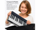 synthé touché piano MIDI pliable