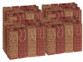 48 sacs cadeaux en papier kraft avec motif de Noël 34 x 10 x 10 cm