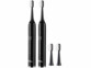 Pack de 2 brosses à dents soniques USB SZB-300 avec 5 modes et étui de transport de la marque Newgen Medicals