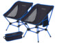 Pack de 2 chaises de camping avec sac de transport et mode d'emploi en français