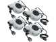 Pack de 4 enrouleurs de câble pour montage mural ou au plafond de la marque Revolt