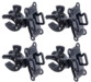 Pack de 4 supports de fixation pour smartphone sur guidon de velo callstel