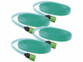 Pack de 4 tuyaux d'arrosage perforés pour aspersion fine par le haut de la marque Royal Gardineer