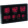 Horloge murale radio-pilotée à LED rouges (Reconditionné)