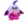 Peluche sonore Kookoo Birds - Violet et lilas