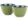 2 tasses à thé style Arare - Vert cuivre