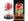 Rose artificielle avec cloche en verre et lumière LED - Rouge