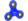 Hand spinner 3 branches ABEC 7 - Bleu