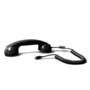 Combiné téléphonique rétro noir Native Union avec cordon spiralé et connecteur USB-C