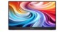 Moniteur portable Acer de face affichant un fond d'écran coloré tourbillonnant